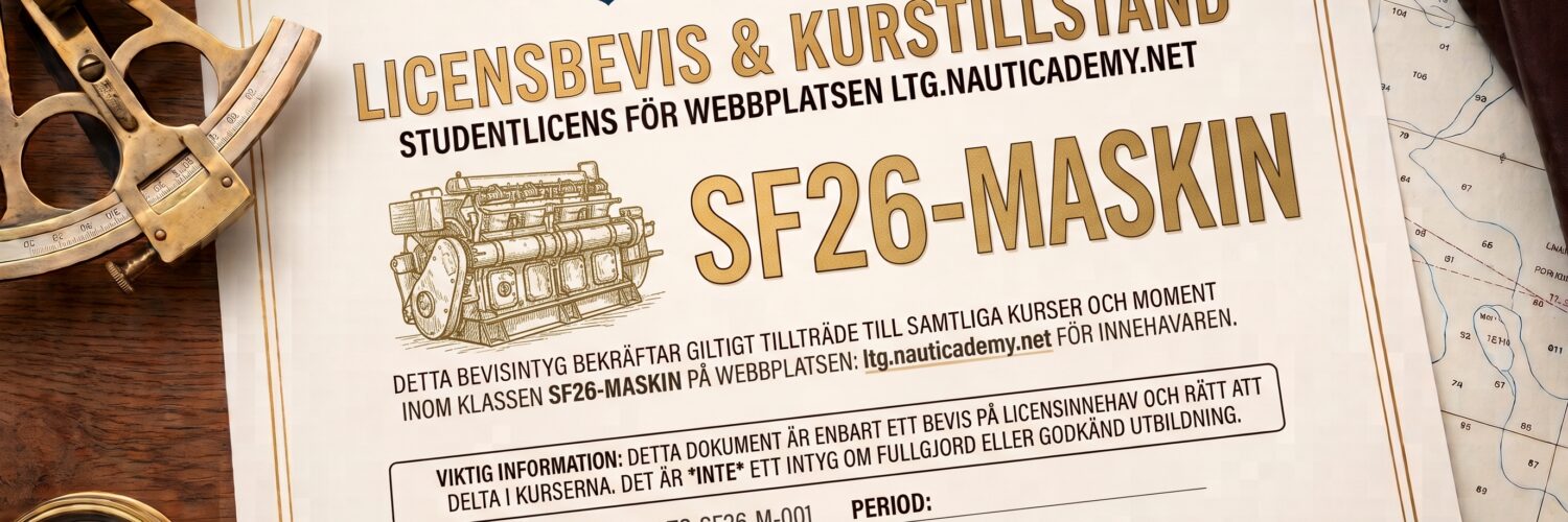 Licens SF26 maskin