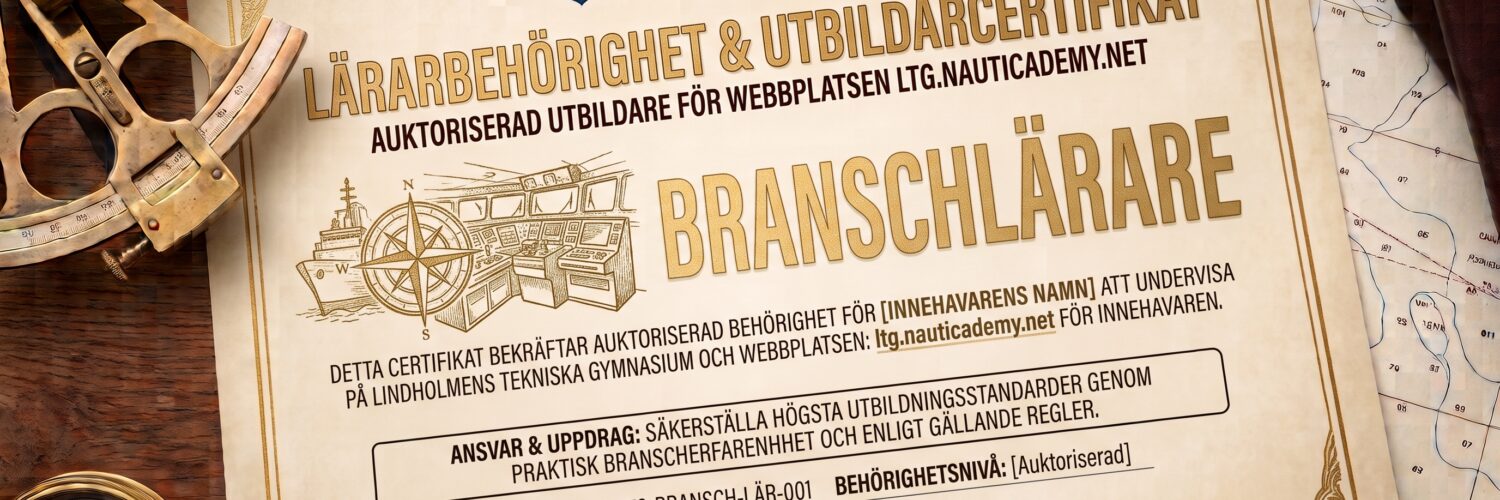 Licens branschlärare