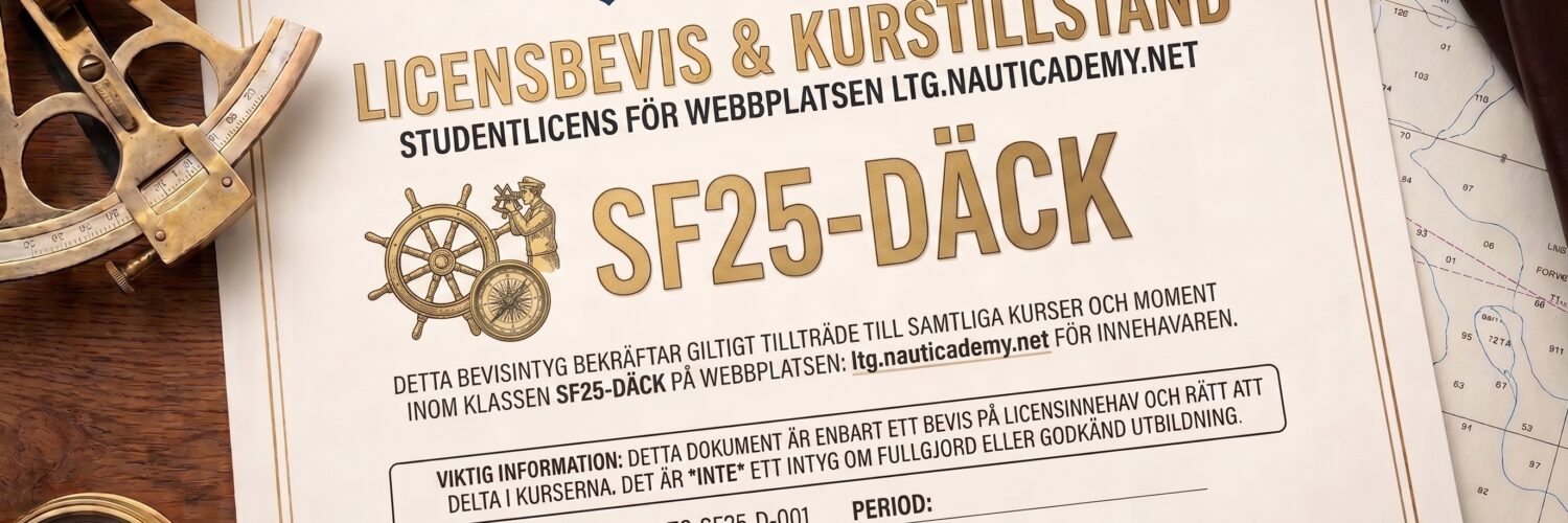 Licens sf25 däck